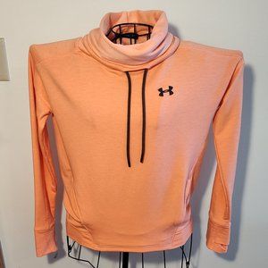 Under Armour orange pullover, very good cond., size S